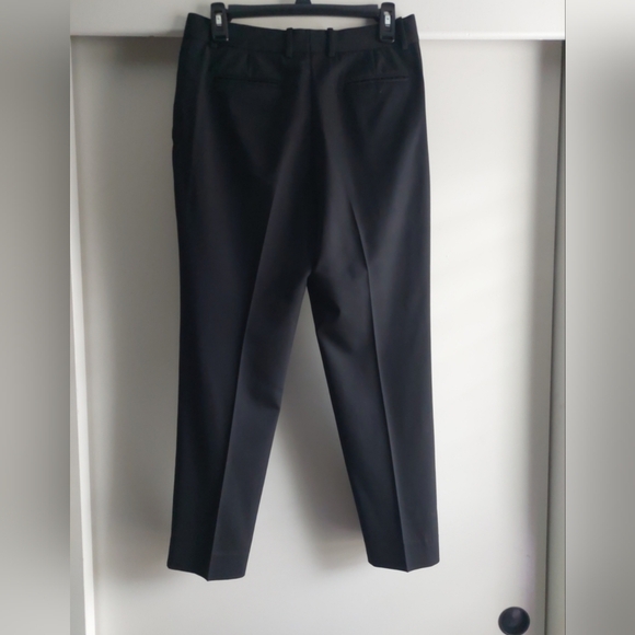 Everlane The Slim Wool Pleated Trouser Pant Black Sz 2 Minimalist NWOT - Picture 9 of 9